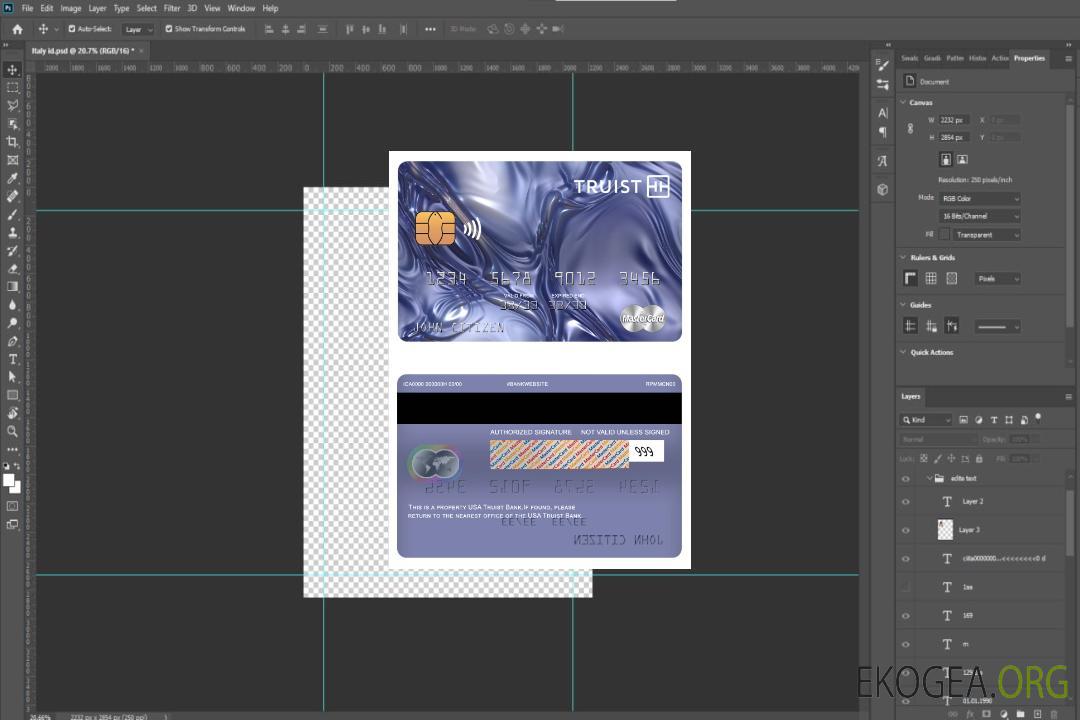 Carte Mastercard de la Truist Bank aux États-Unis template Carte Mastercard de la Truist Bank aux États-Unis template